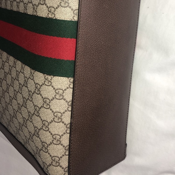 Gucci Large Monogram Structured Tote Handbag - Picture 6 of 16